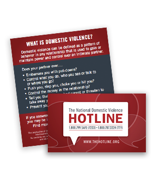 materials domestic violence hotline card spanish national abuse additional posters bookmark tear services response english thehotline