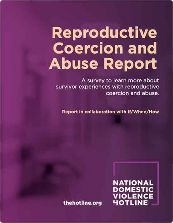 reproductive coercion and abuse report cover